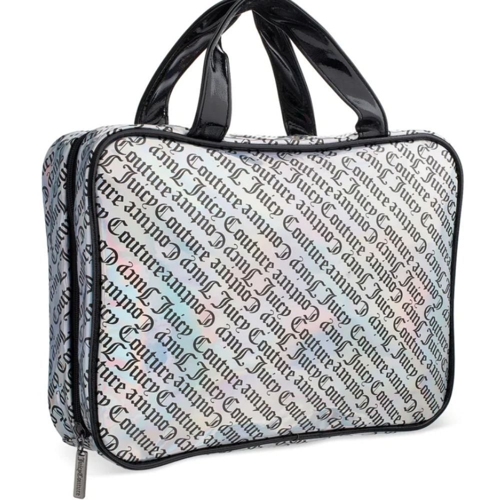 Juicy Couture Logo Weekender Cosmetic Bag - Picture 2 of 5